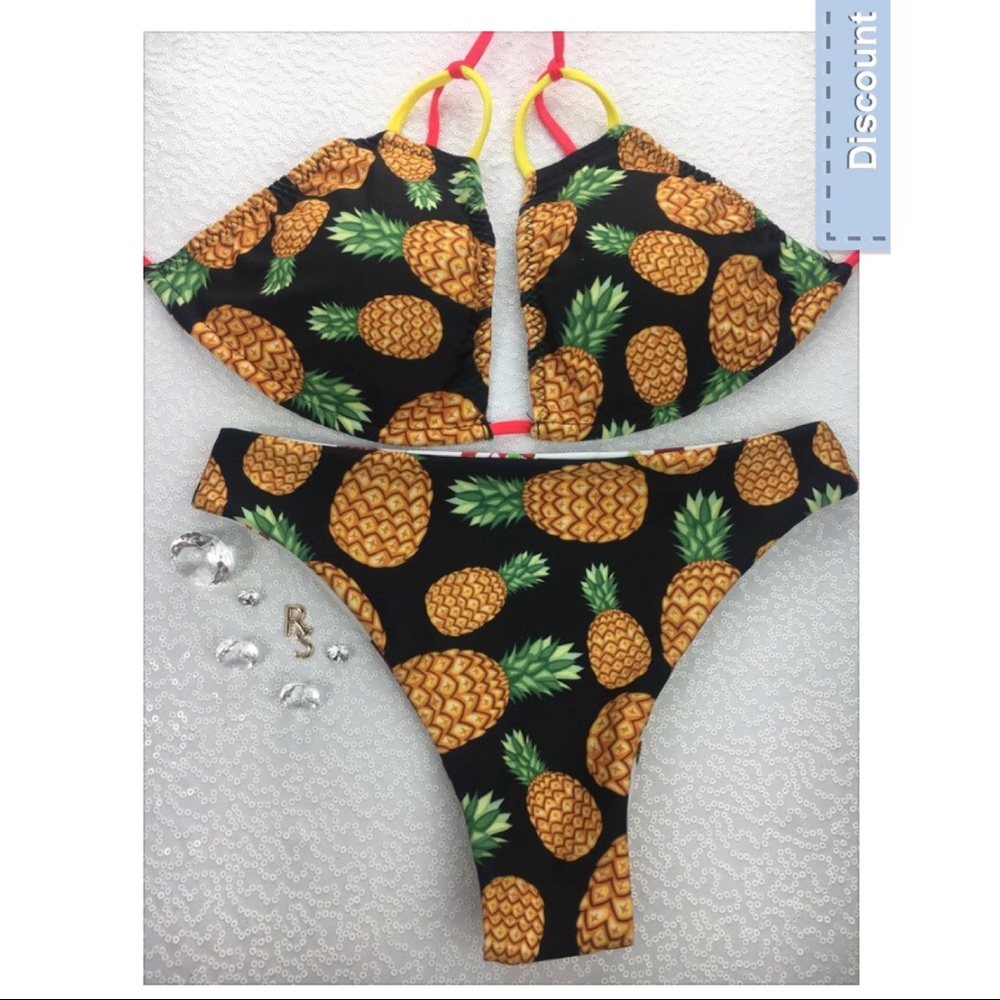Pineapple Reversible Bikini 👙